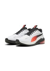 Laufschuh Puma "X-CELL LIGHTSPEED", Herren, Gr. 43, Puma wei&szlig;, glowing rot, Textil, Schuhe Laufschuh