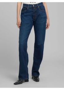 Boyfriend-Jeans Replay "AUBRY", Damen, Gr. 32, L&auml;nge 32, blau (dunkelblau), Denim/Jeans, Obermaterial: 73% Baumwolle, 26% Lyocell, 1% Elasthan, bequem lang, Jeans Boyfriend-Jeans