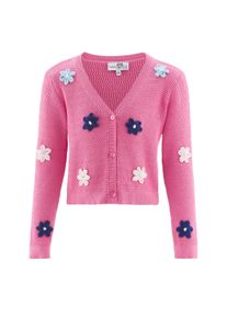 Sommerkleid happy girls "Cardigan", M&auml;dchen, Gr. 122, EURO-Gr&ouml;&szlig;en, rosa (light pink), Stoff, 100% Baumwolle, normal, Kleider Sommerkleid