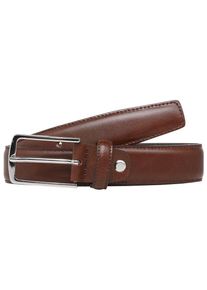 Jack & Jones Lederg&uuml;rtel JACK & JONES "JACCHRISTOPHER BELT NOOS", Herren, Gr. 105, braun (cognac), Leder, unifarben, G&uuml;rtel Lederg&uuml;rtel
