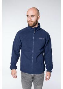 Fleecejacke DEPROC Active "WHITELAKE MEN", Herren, Gr. S (48), blau, 100% Polyester, mit Gummizug, Jacken Fleecejacke, auch in Gro&szlig;en Gr&ouml;&szlig;en erh&auml;ltlich