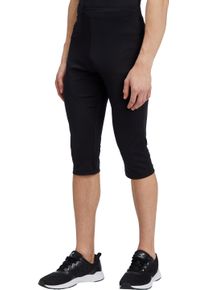 Trainingstights Energetics "He.-Tight Percy II 3/4 M", Herren, Gr. M, N-Gr, schwarz, Obermaterial: 88% Polyester, 12% Elasthan, Hosen Trainingstights