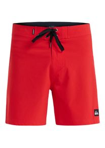 Boardshorts Quiksilver "Surfsilk Kaimana 16", Herren, Gr. 28(XS), rot (high risk rot), Obermaterial: 88% Microfaser, 12% Elasthan;, Hosen Boardshorts