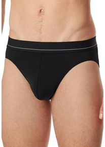 Rioslip Schiesser "Pure Micro", Herren, Gr. 6, schwarz (000, schwarz), Single Jersey, Obermaterial: 80% Polyamid, 20% Elasthan, k&ouml;rpernah, Unterhosen Rioslip, ohne Eingriff, ohne st&ouml;rende N&auml;hte