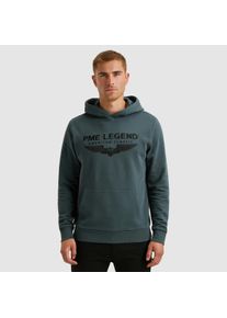 PME-Legend Kapuzensweatshirt PME LEGEND "Hooded soft terry with logo", Herren, Gr. XL, stargazer, Sweatware, Obermaterial: 80% Baumwolle, 20% Polyester, regular fit taillenbedeckt, B&uuml;ndchen, Sweatshirts Kapuzensweatshirt, mit Logo Print