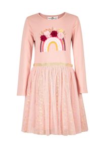 Sommerkleid happy girls "dress", M&auml;dchen, Gr. 110, EURO-Gr&ouml;&szlig;en, dusty rose, Stoff, 100% Baumwolle, normal, Kleider Sommerkleid