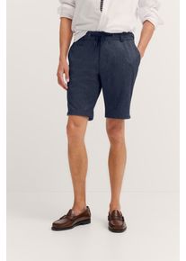 Bermudas Bugatti, Herren, Gr. 52, Normalgr&ouml;&szlig;en, blau (370, marine), 73% Polyester, 22% Viskose, 5% Elasthan, unifarben, normal, Hosen Bermudas, mit Kordelzug