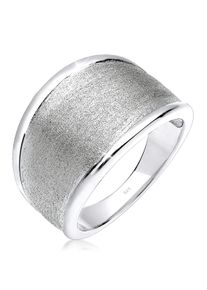 Silberring Elli "Ring Basic Matt Trend Silber 925 Sterling Silber" Gr. 54, silber, Fingerringe, Damen, 54, Silber 925 (Sterlingsilber), Silberring