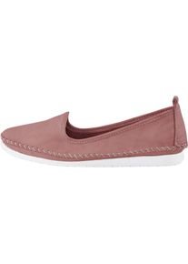 Slipper Andrea Conti, Damen, Gr. 37, rosa (ros&eacute;), Glattleder, Leder, Schuhe Slipper