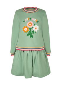 Sommerkleid happy girls "dress", M&auml;dchen, Gr. 134, EURO-Gr&ouml;&szlig;en, gr&uuml;n, Stoff, 100% Baumwolle, normal, Kleider Sommerkleid