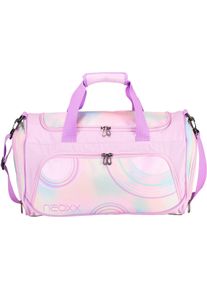 Sporttasche neoxx "Move", M&auml;dchen, Gr. B/H/T: 43cm x 26cm x 24cm, candy party, Polyester, Taschen Sporttasche, teilweise aus recyceltem Material