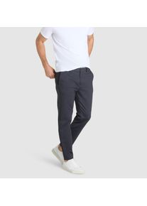 Chinohose MAC "Griffin", Herren, Gr. 31, L&auml;nge 32, schwarz indigo printed, Web, Obermaterial: 83% Polyester, 12% Viskose, 5% Elasthan, unifarben, slim fit kn&ouml;chellang, Hosen Chinohose, mit Taschen