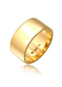 Silberring Elli "Ring Stacking Bandring Basic Trend 925 Silber" Gr. 58, gold, Fingerringe, Damen, 58, Silber 925 (Sterlingsilber), Silberring