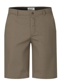 JOOP! Shorts JOOP JEANS "Rudo-D", Herren, Gr. 30, N-Gr, braun (open braun), Web, Obermaterial: 97% Baumwolle, 3% Elasthan, clean, unifarben, gerade kurz, Hosen Shorts, mit G&uuml;rtelschlaufen