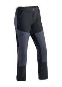 Outdoorhose Maier Sports "Fleeceflex W", Damen, Gr. 44, Normalgr&ouml;&szlig;en, schwarz, 92% Polyester, 8% Elasthan, Hosen Outdoorhose, robuste Damen Winter-Trekkinghose 4-Wege-Stretch