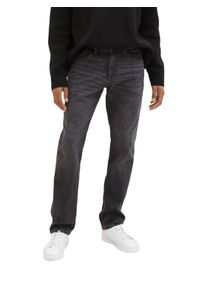 Slim-fit-Jeans Tom Tailor "Josh", Herren, Gr. 38, L&auml;nge 34, used schwarz stone schwarz denim, Denim/Jeans, Obermaterial: 99% Baumwolle, 1% Elasthan, unifarben, slim fit kn&ouml;chellang, Jeans Slim-fit-Jeans, im Five-Pocket Style