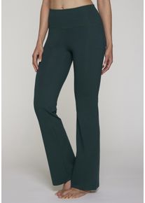 active by Lascana Jazzpants LASCANA ACTIVE, Damen, Gr. 52/54, N-Gr, blau (petrol), Single Jersey, Obermaterial: 95% Baumwolle, 5% Elasthan, Basic, lang, Hosen Jazzpants, mit breitem B&uuml;ndchen