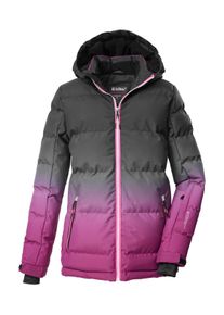 Skijacke Killtec "KSW 330 GRLS SKI QLTD JCKT", M&auml;dchen, Gr. 176, himbeere, Oberstoff: 100% Polyester, Futter: 100% Polyester, F&uuml;llung: 100% Polyester, Jacken Skijacke, Wasserabweisende Winterjacke, atmungsaktiv, verstellbare Kapuze