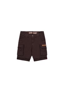 Shorts Alpha Industries "Crew Short", Herren, Gr. 32, Normalgr&ouml;&szlig;en, braun (hunter braun), Obermaterial: 98% Baumwolle, 2% Elastan; Futter: 100% Baumwolle, Hosen Shorts