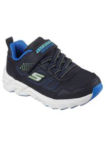 Sneaker Skechers "Skechers ELITE SPORT TREAD", Jungen, Gr. 32, schwarz (schwarz, blau), Lederimitat, Schuhe Sneaker, Trekkingschuh mit waterproof, Gr&ouml;&szlig;enschablone zum Download