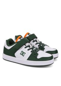 Sneaker DC Shoes "Manteca 4 V Sn", Jungen, Gr. 5(36), wei&szlig;, schwarzgr&uuml;n, orange, Obermaterial:100% Synthetik;, Schuhe Sneaker