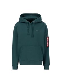 Hoodie Alpha Industries "Air Force Hoodie", Herren, Gr. M, gr&uuml;n (force gr&uuml;n), Obermaterial: 80% Baumwolle, 20% Polyester, regular fit, Sweatshirts Hoodie