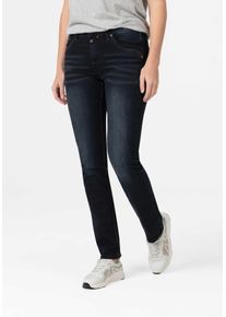 Slim-fit-Jeans Timezone "Slim TahilaTZ Womenshape", Damen, Gr. 32, L&auml;nge 34, schwarz, 98% Baumwolle 2% Elastan, lang, Jeans Slim-fit-Jeans