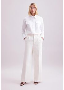 Culotte Seidensticker, Damen, Gr. 38, Normalgr&ouml;&szlig;en, beige (tofu), 100% Baumwolle, unifarben, Hosen Culotte