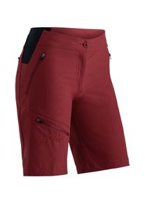 Outdoorhose Maier Sports "Inara Short Vario", Herren, Gr. 38, Normalgr&ouml;&szlig;en, rot (weinrot), 90% Polyamid; 10% Elasthan, Hosen Outdoorhose, Damen Shorts, kurze Wanderhose, Outdoor-Hose, 4 Taschen, Regular Fit