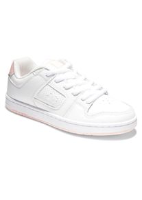 Sneaker DC Shoes "Manteca 4", Damen, Gr. 10(42), pink (wei&szlig;, pink), Obermaterial:53.02% Leder, 46.98% Synthetikmaterial;, Schuhe Sneaker