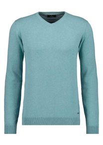 V-Ausschnitt-Pullover Ragman, Herren, Gr. 52, gr&uuml;n (minze, 320), Strick, 95% Baumwolle 5% Cashmere, V-Ausschnitt, Pullover V-Ausschnitt-Pullover