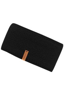 Stirnband Chillouts "Neo Headband", Damen, schwarz, Feinstrick, Materialmix, unifarben, M&uuml;tzen Stirnband, Breites Stirnband, Ohrenw&auml;rmer gef&uuml;ttert