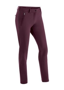 Funktionshose Maier Sports "Helga slim", Damen, Gr. 46, Normalgr&ouml;&szlig;en, lila (purpurviolett), 90% Polyester, 10% Elasthan, Hosen Funktionshose, warme Damen Outdoorhose, robuste Wanderhose, Slim Fit
