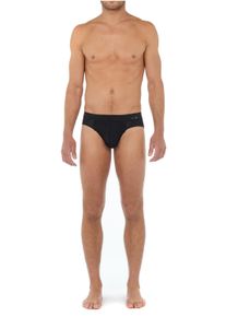 Minislip HOM "Tencel soft", Herren, Gr. M, schwarz, Obermaterial: 97% Lyocell, 3% Elasthan, k&ouml;rpernah, Unterhosen Minislip, ultra-bequem, elastisch, flacher Bund, weich