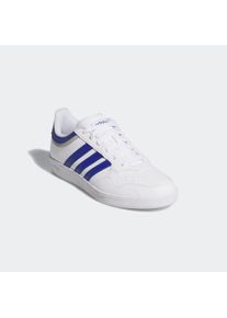 Sneaker adidas Sportswear "HOOPS 4.0", Herren, Gr. 44,5, wei&szlig; (cloud wei&szlig;, royal blau, grau two), Synthetik, Schuhe Sneaker