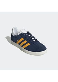 Sneaker adidas originals "GAZELLE", Herren, Gr. 39, blau (night indigo, crew gelb, core wei&szlig;), Leder, Synthetik, Schuhe Sneaker