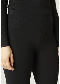 Jeggings Base Level "Ornika", Damen, Gr. 46, N-Gr, schwarz, Web, Obermaterial: 65% Viskose, 30% Polyamid, 5% Elasthan, unifarben, figurbetont kn&ouml;chelfrei, Hosen Jeggings, Bequemes Material in Skinny-Fit-Optik