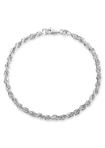 Armband Firetti "Schmuck Geschenk Silber 925 Armschmuck Armkette Armband Kordelkette" Gr. 19, silber (silberfarben), Armb&auml;nder, Damen, 19, Silber 925 (Sterlingsilber), Armband, Made in Germany