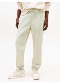 Stoffhose Tommy Jeans "TJM ISAAC LIGHT CORD PANTS", Herren, Gr. 34, L&auml;nge 34, gr&uuml;n (misty sage), Cord, Obermaterial: 100% Baumwolle, regular fit lang, Hosen Stoffhose, Mit G&uuml;rtelschlaufen