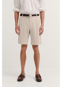 Bermudas Bugatti, Herren, Gr. 46, Normalgr&ouml;&szlig;en, beige (30, beige), 100% Baumwolle, unifarben, loose fit, Hosen Bermudas, Premium-Cord