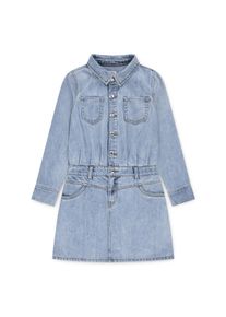 Jeanskleid LEVI'S KIDS "LVG LS WESTERN DRESS", M&auml;dchen, Gr. 10 (140), N-Gr, this and that w, o destruction, Denim/Jeans, Obermaterial: 100% Baumwolle, Kleider Jeanskleid, mit Druckkn&ouml;pfen, for Girls