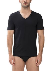 Unterziehshirt Mey "Dry Cotton", Damen, Gr. 9 (XXXL), N-Gr, schwarz, Single Jersey, Obermaterial: 57% Baumwolle, 38% Polyester, 5% Elasthan, unifarben, k&ouml;rpernah, V-Ausschnitt, Unterhemden Unterziehshirt, mit V-Ausshnitt und Halbarm