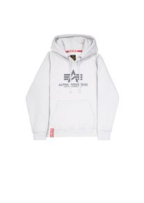 Hoodie Alpha Industries "Basic Hoodie BL", Herren, Gr. S, grau (pastel grau), Obermaterial: 80% Baumwolle, 20% Polyester, regular fit, Sweatshirts Hoodie