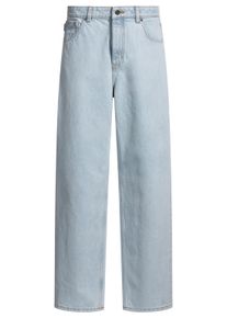 5-Pocket-Jeans HUGO BLUE "Leni", Damen, Gr. 32, L&auml;nge 32, turquoise, aqua 449, Denim/Jeans, Obermaterial: 100% Baumwolle, unifarben, relaxed fit, Jeans 5-Pocket-Jeans, Relaxed Fit mit niedriger Leibh&ouml;he