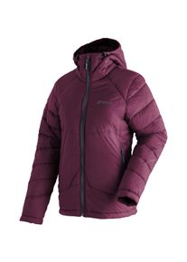 Outdoorjacke Maier Sports "Loket W", Damen, Gr. 50, rot (bordeaux), 100% Polyamid, Rundhals, Jacken Outdoorjacke, Damen Wanderjacke, atmungsaktive Jacke mit Kapuze