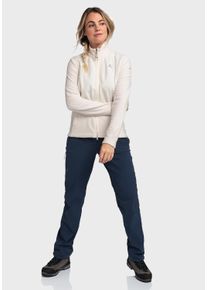 Sch&ouml;ffel Fleecejacke SCH&Ouml;FFEL "Fleece Jacket Leona3", Damen, Gr. 34, wei&szlig; (1140, wei&szlig;), Oberstoff: 100% Polyester, regular fit, hoch geschlossener Ausschnitt, Jacken Fleecejacke
