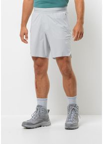 Shorts Jack Wolfskin "PRELIGHT CHILL SHORTS M", Herren, Gr. M (50), Normalgr&ouml;&szlig;en, grau (cool, grau), OBERSTOFF: 86% POLYAMID, 14% ELASTHAN. Futter: 100% POLYESTER, Hosen Shorts