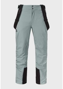 Sch&ouml;ffel Latzhose SCH&Ouml;FFEL "Ski Pants Style Pine MNS", Herren, Gr. 48, Normalgr&ouml;&szlig;en, 9405, grau, Oberstoff: Aussenseite: 100% Polyester; (Membran: Polyurethan); Futter Rumpf oben: 88% Polyester, 12% Elasthan; Futter Rumpf unten: 100% Polyester; Wattierung: 100% Polyester, Hosen Latzhose