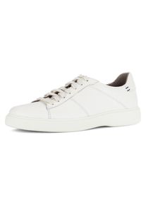 Sneaker Pius Gabor, Herren, Gr. 7 (40,5), wei&szlig; (sanftes wei&szlig;), Glattleder, unifarben, Schuhe Sneaker, Freizeitschuh, Halbschuh, Schn&uuml;rschuh, Ziern&auml;hte, G-Weite