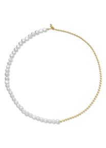 Perlenkette AILORIA "Halskette SAYO", Damen, gold, Halsketten Perlenkette